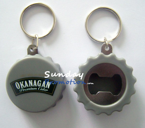 personalized beer opener keychain