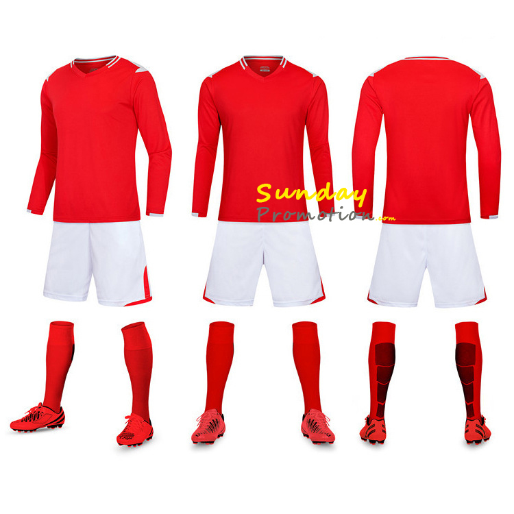 soccer teams with red jerseys