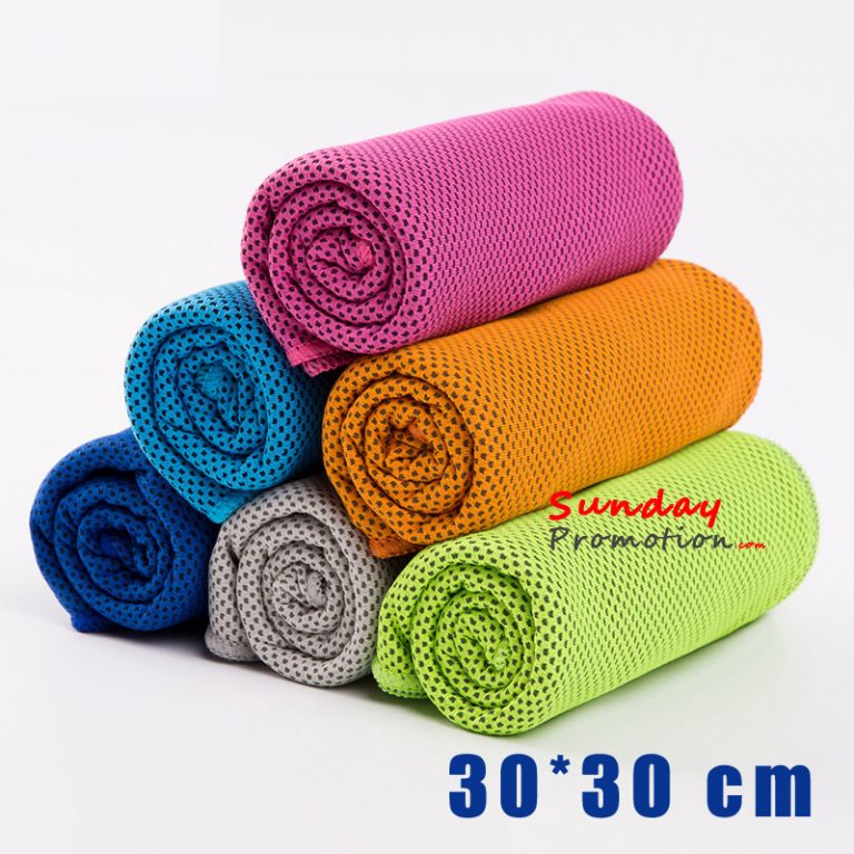 Custom Snap Cool Towel with Logo Print Wholesale Sports Cooling Towel