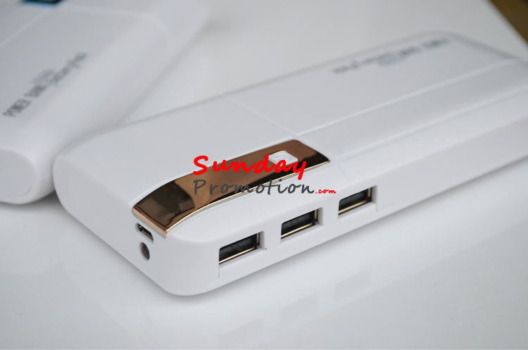 Cheap Promotional Power Banks with Logo with LED 20000mah
