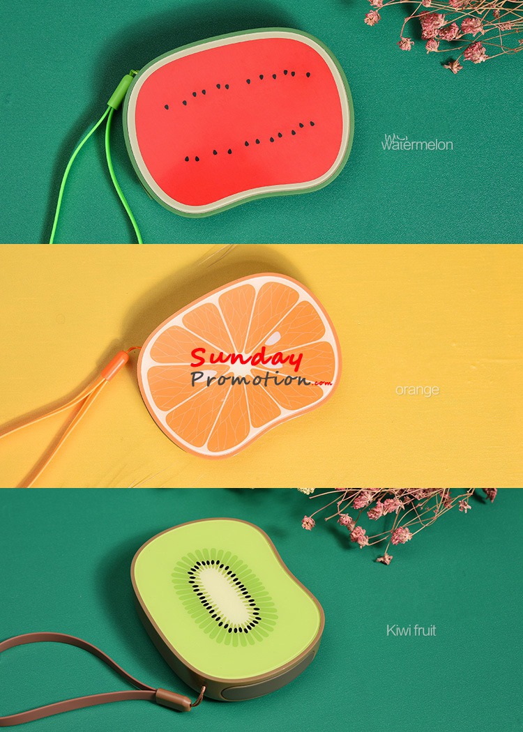 Custom Portable Cell Phone Battery Charger Fruit Design for Girl