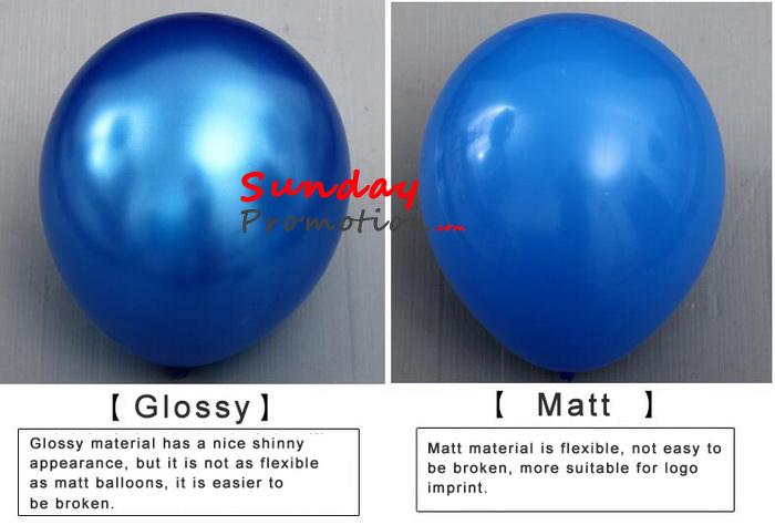 Custom Printed Balloons Wholesale Matt 10 1.6g