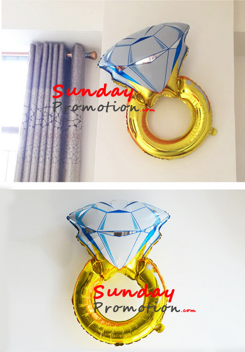 Wholesale Foil Balloons Wedding Ring Balloons Mid Size BL034