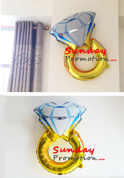 Wholesale Foil Balloons Wedding Ring Balloons Big Size BL035