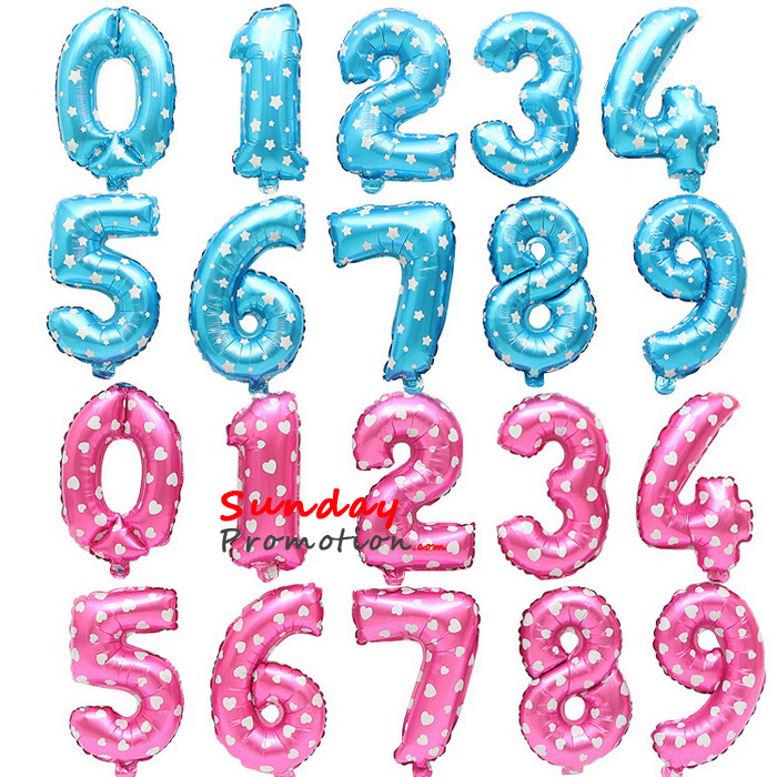 Wholesale Large Gold Foil Number Balloons for Party BL042