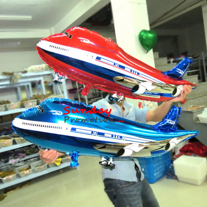 Wholesale Mylar Balloons Big Airplane Balloons for Kids BL048