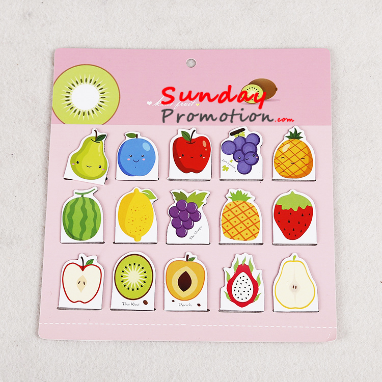 Custom Magnetic Bookmarks as a Set Fruit Bookmarks for Sale 17