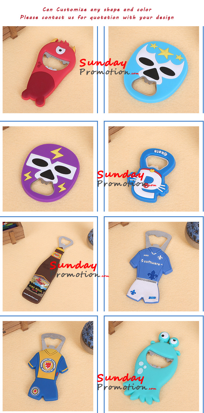 Custom Design Rubber Bottle Openers for Giveaway Gifts 43