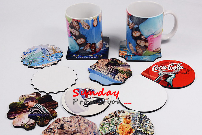 Blank Sublimation Items Wholesale MDF Board Coasters 25