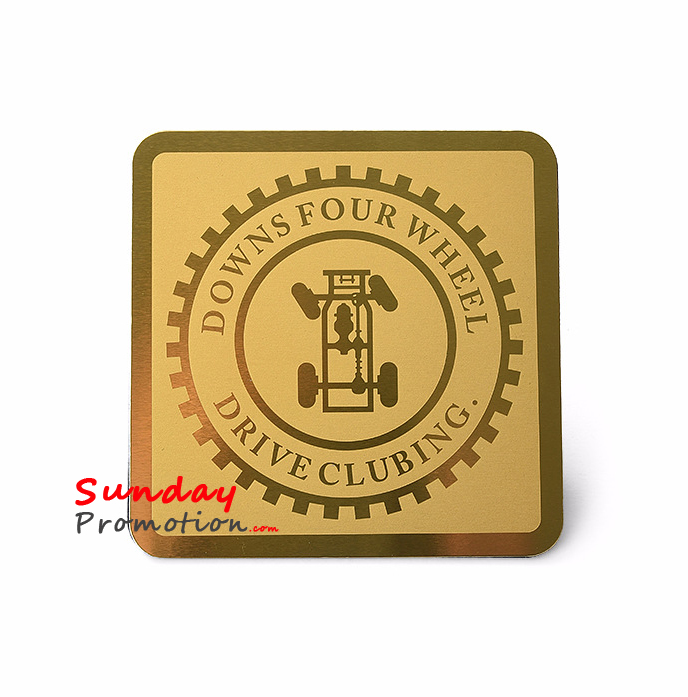 Custom Made Metal Plated Coaster Factory Price for Promo Gifts