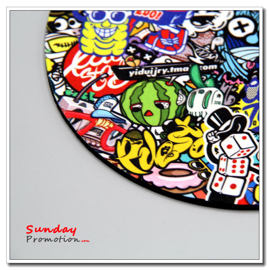 Custom Neoprene Coasters for Promotion with Logo Full Color