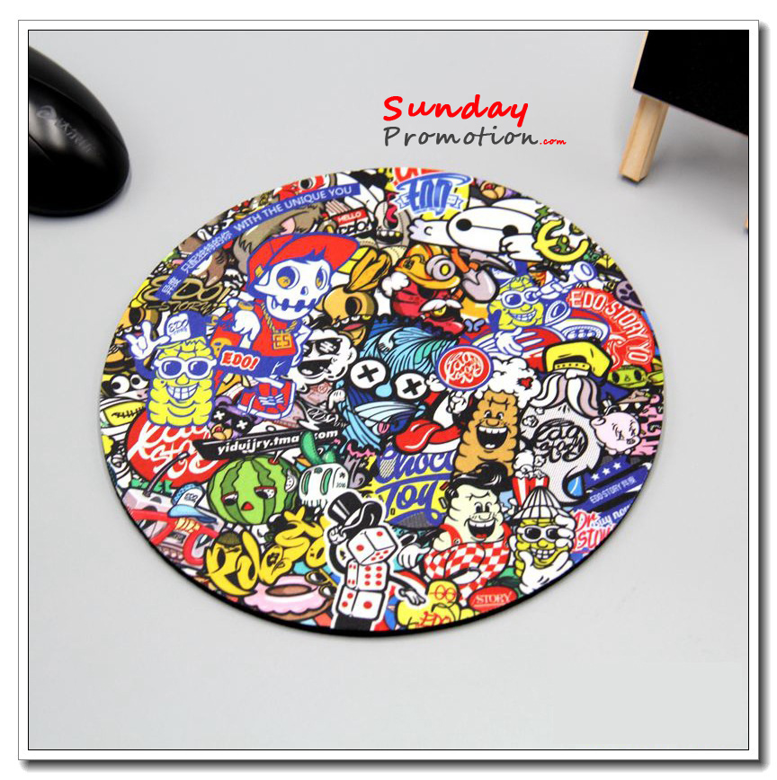 Custom Neoprene Coasters for Promotion with Logo Full Color