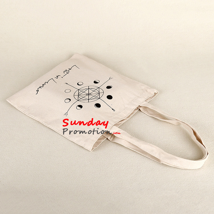 Promotional Totes Personalized Canvas Totes Cheap 8 oz. 35*42cm 4