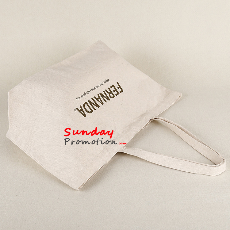 Custom Printed Canvas Tote Bags for Promotion Online 12 oz. 33*42cm