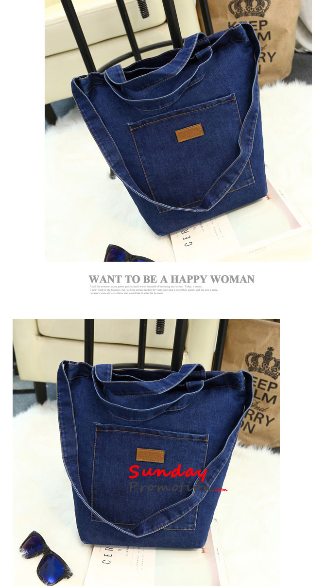 Bulk Denim Bags Wholesale Customized Jeans Bags for Promotion