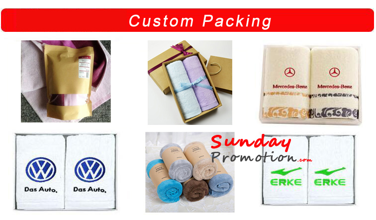Personalized Hand Towels Embroidered for Promotional Gifts 24*24cm 9