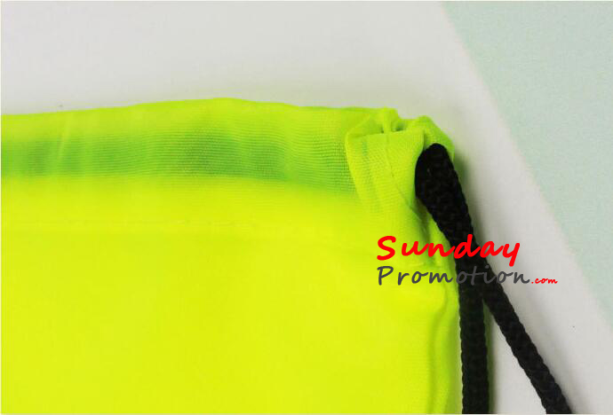 Custom Drawstring Backpack for Promotion Gifts 190T Nylon 1
