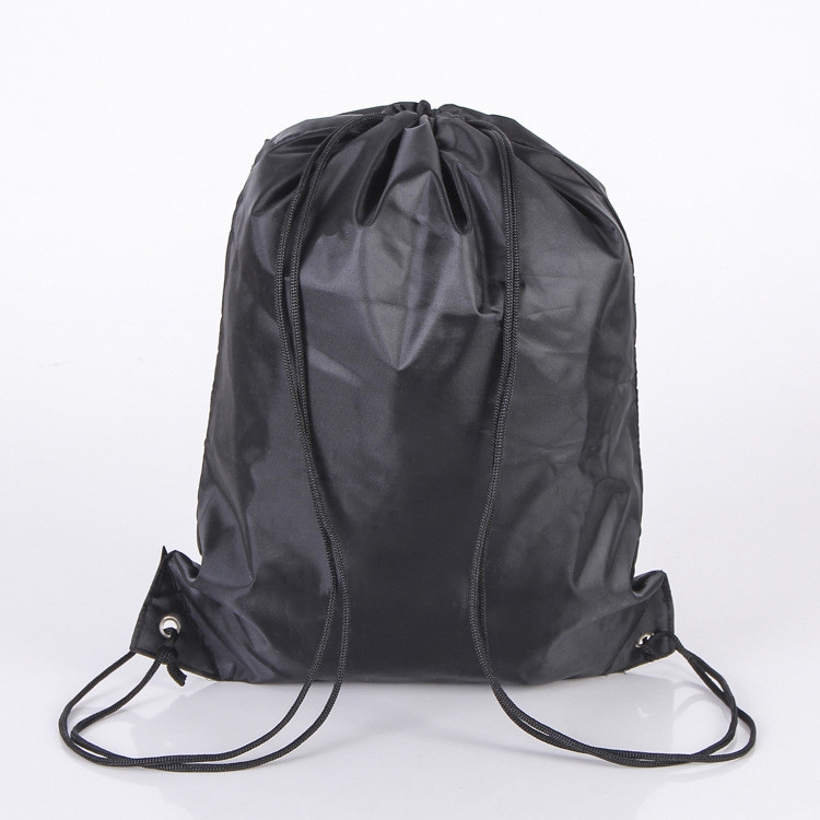 Custom Waterproof Drawstring Backpack with Logo Print 300D 12 1