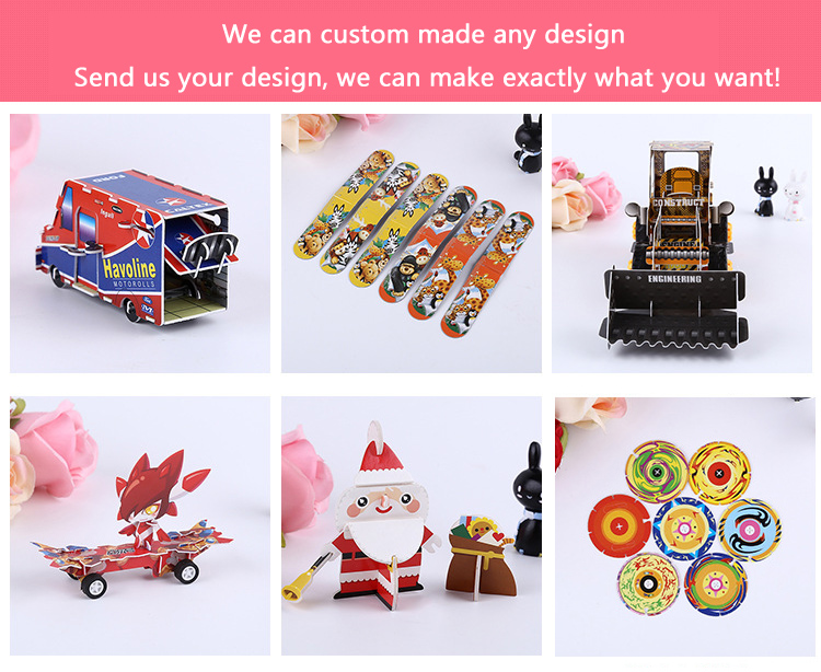 Educational Mini Traffic Sign 3D Puzzle for Kids Logo Print Custom Toys