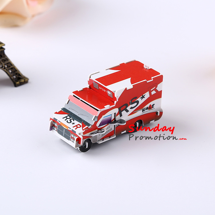 Wholesale Custom Mini 3D Jigsaw Puzzle Car Design Promo Toys