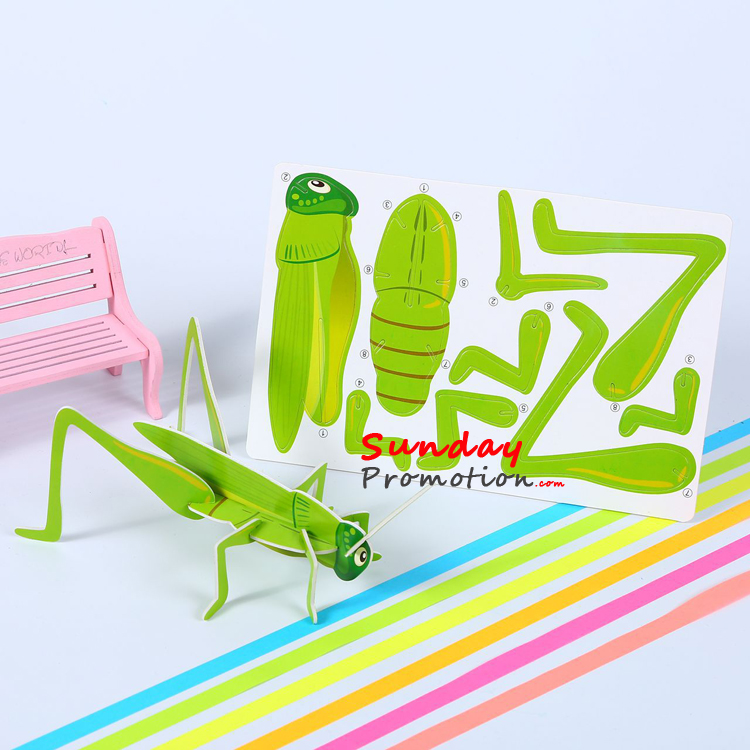 Custom Promotional Puzzle Cheap Branded Brain Teasers Insects Shape