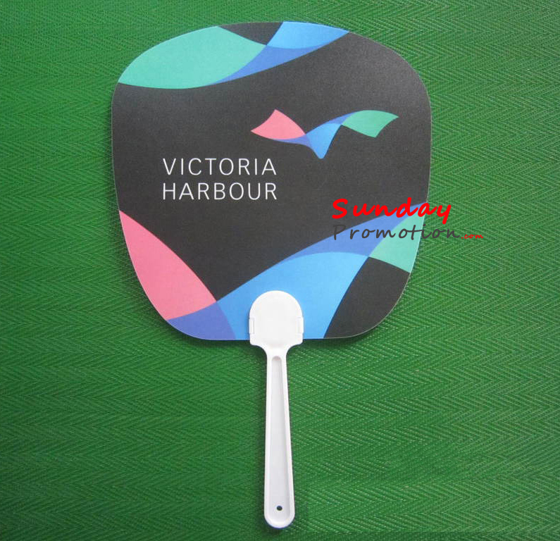 Custom Plastic Hand Fan for Promotion Gifts Custom Shape