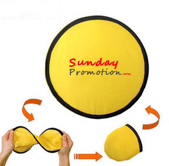 Custom Logo Frisbee Personalized Foldable Frisbee with Pouch Full Color