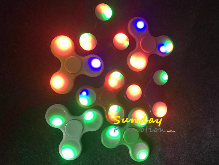Wholesale LED Fidget Spinner With Logo Print Free Shipping Supplier 2