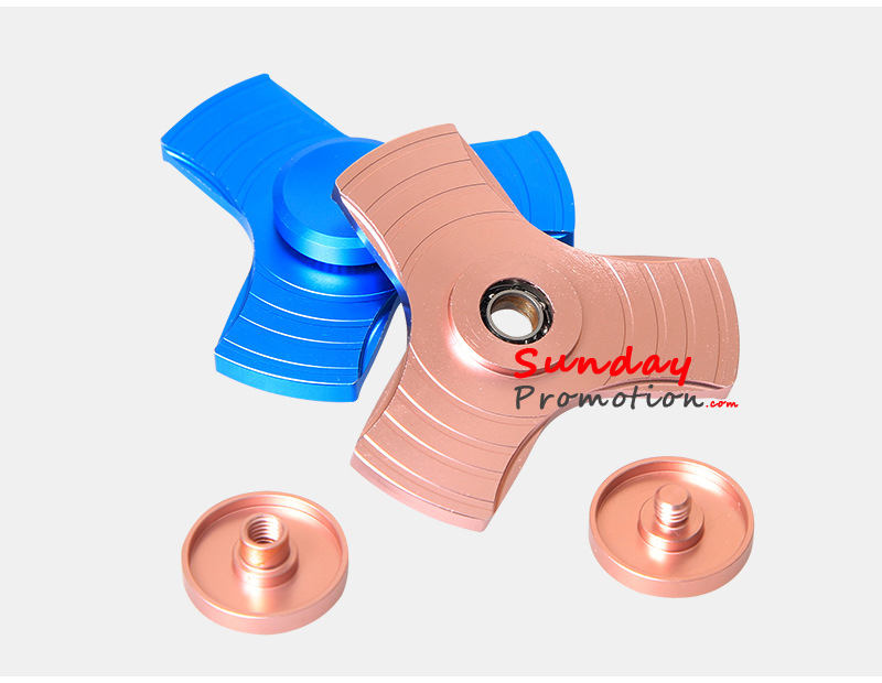 Wholesale Tri-Spinner Fidget Spinner Custom Your Own Spinner Top 12