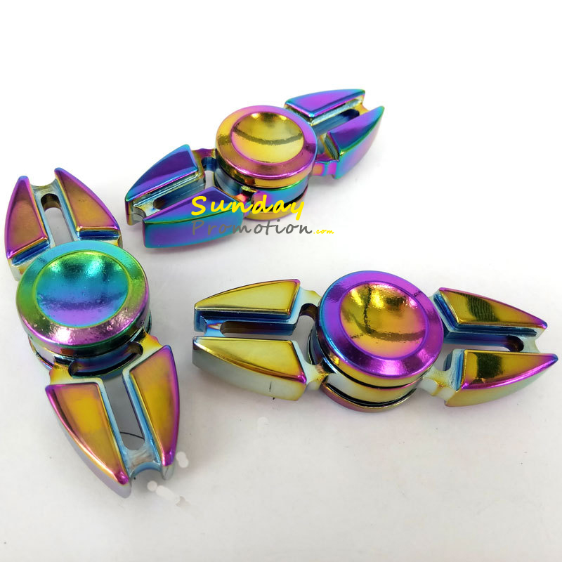 Custom Fidget Spinner Hand Toy Rainbow Color Anti Stress Toy