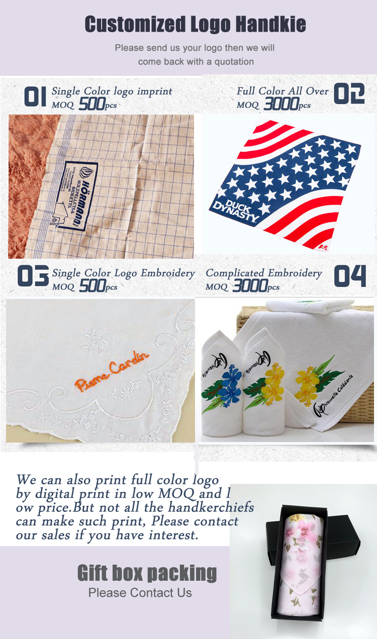 Personalized Handkerchiefs for Men Custom Hankies 5