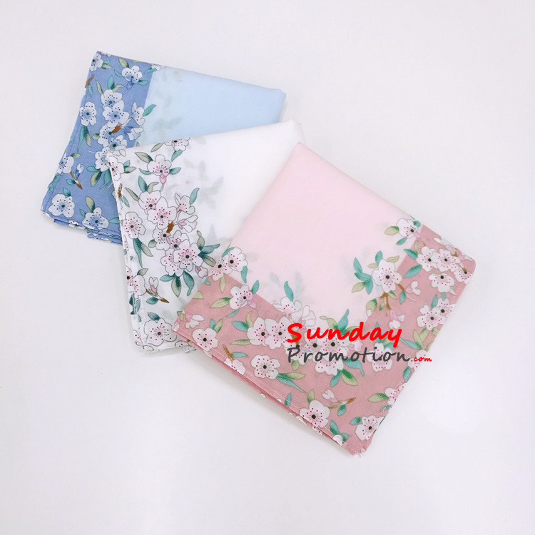Wholesale Japanese Cotton Handkerchief Custom Handkerchief Printing