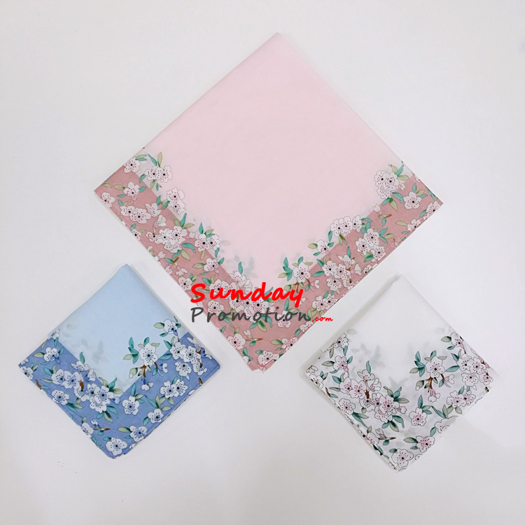 Wholesale Japanese Cotton Handkerchief Custom Handkerchief Printing