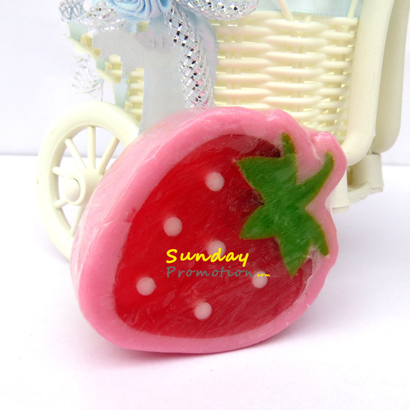 Wholesale Natural Soap Strawberry Essential Oils Handmade Soaps 27