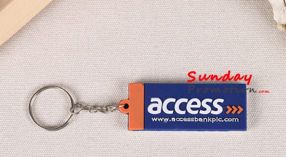 custom soft keychains rubber for promotion