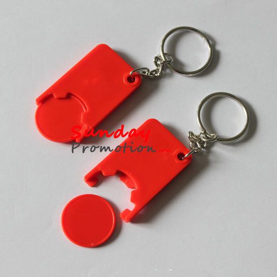 Custom Shopping Cart Coin Keychain For Supermarket Token Gifts 3