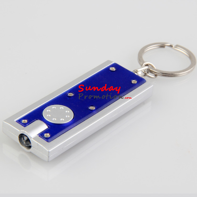Custom Promotional Flashlight LED Keychain with Light Foot Shape 26