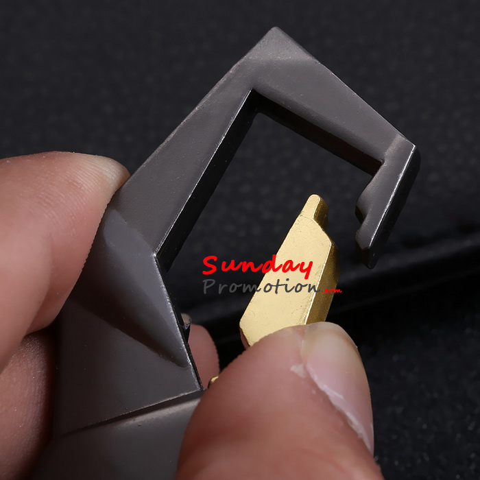 Custom Logo Metal Keychains Wholesale Valet Key Ring 306