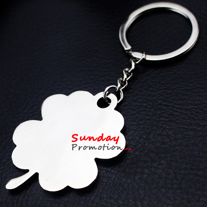 Metal Leaf Keychains Promotional Keychains for Womens Day