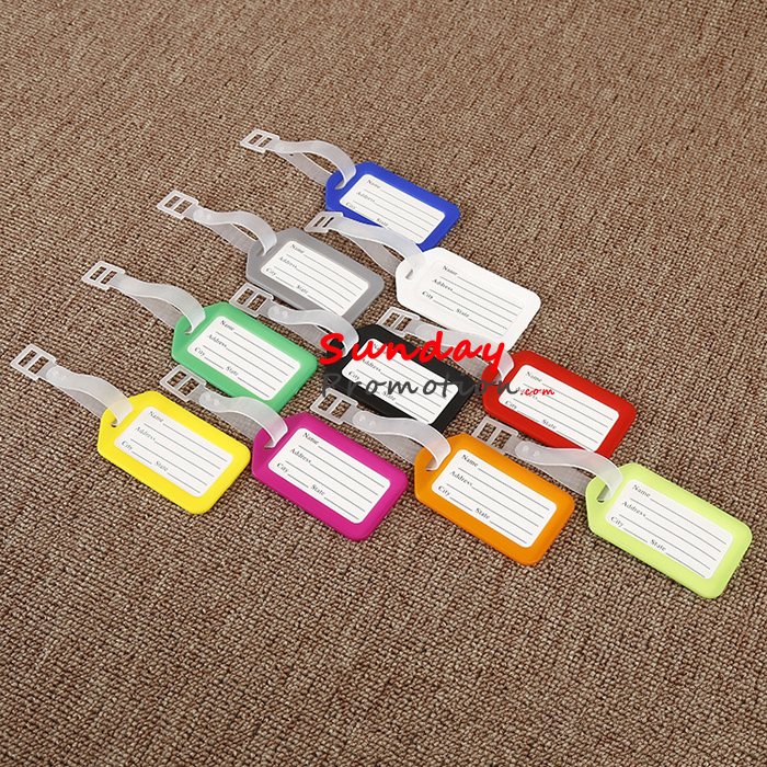 Custom Logo Plastic Luggage Tag for Promotion Gifts