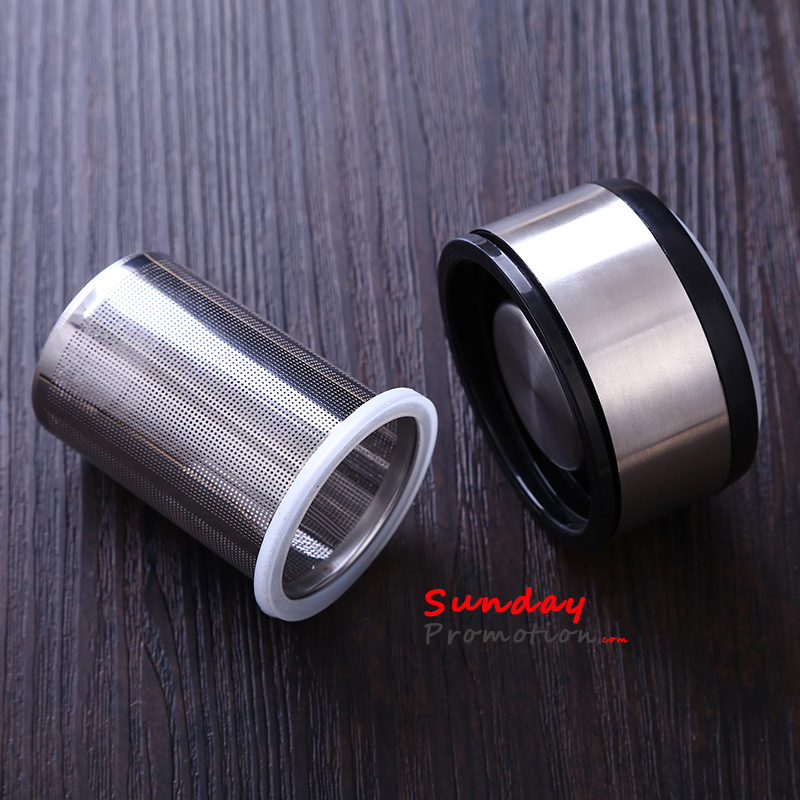 Logo Promotional Suction Travel Mugs Glass Bottles for Business Gifts with Sleeve