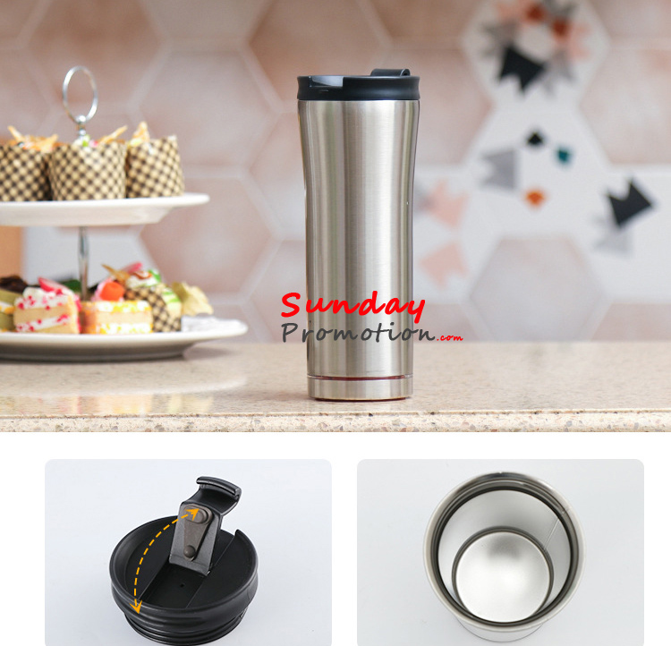 Custom Suction Mugs in Bulks Stainless Steel Spill Proof Travel Mugs for Promotion Gifts