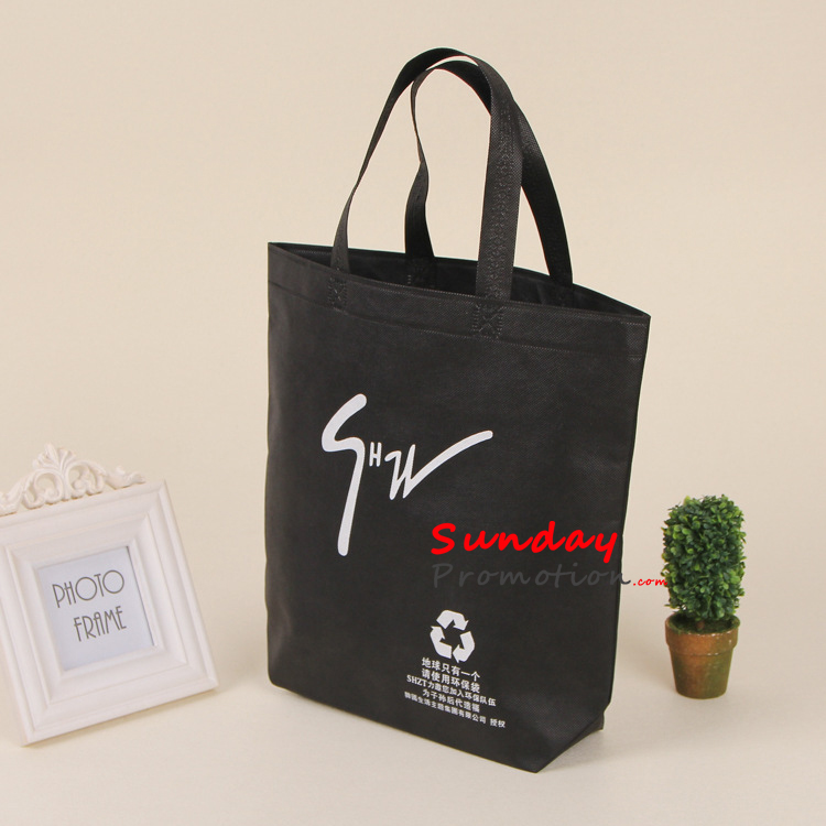 Custom Non Woven Shopping Tote With Base Promotion 33*26cm
