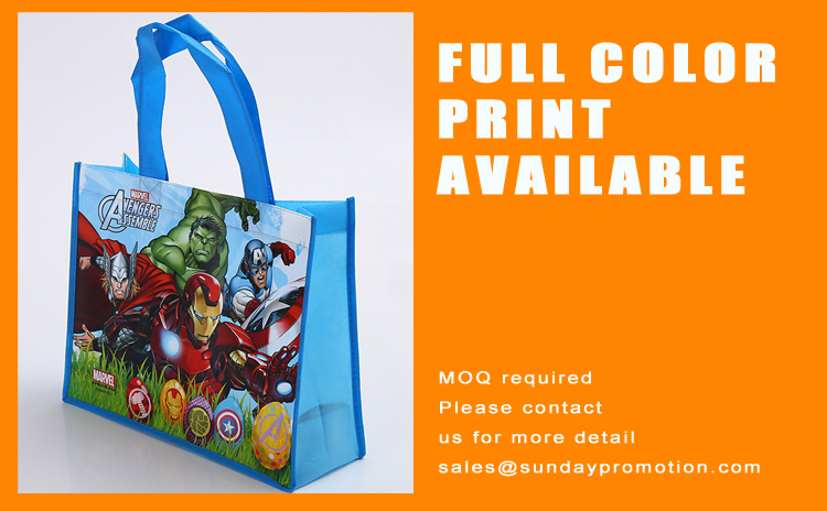 Custom Non Woven Tote with Handle Logo Print Size 30*40cm