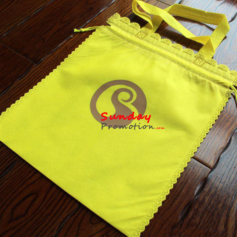 Custom Mini Drawstring Non Woven Bag for Candy Lace Up 20*25cm