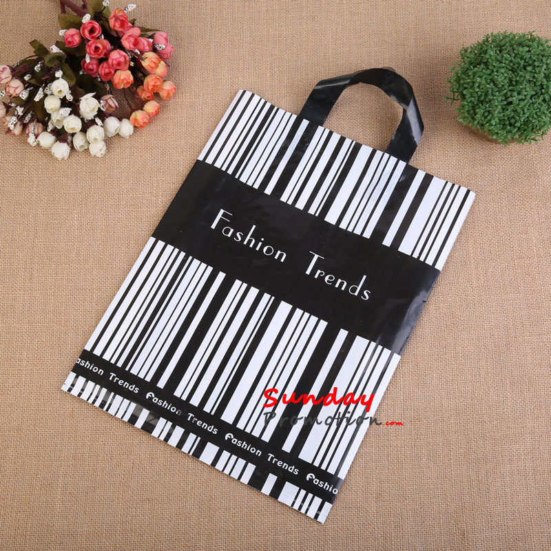 Custom Retail Shopping Bags Wholesale Fashion Plastic Bag with Logo Print