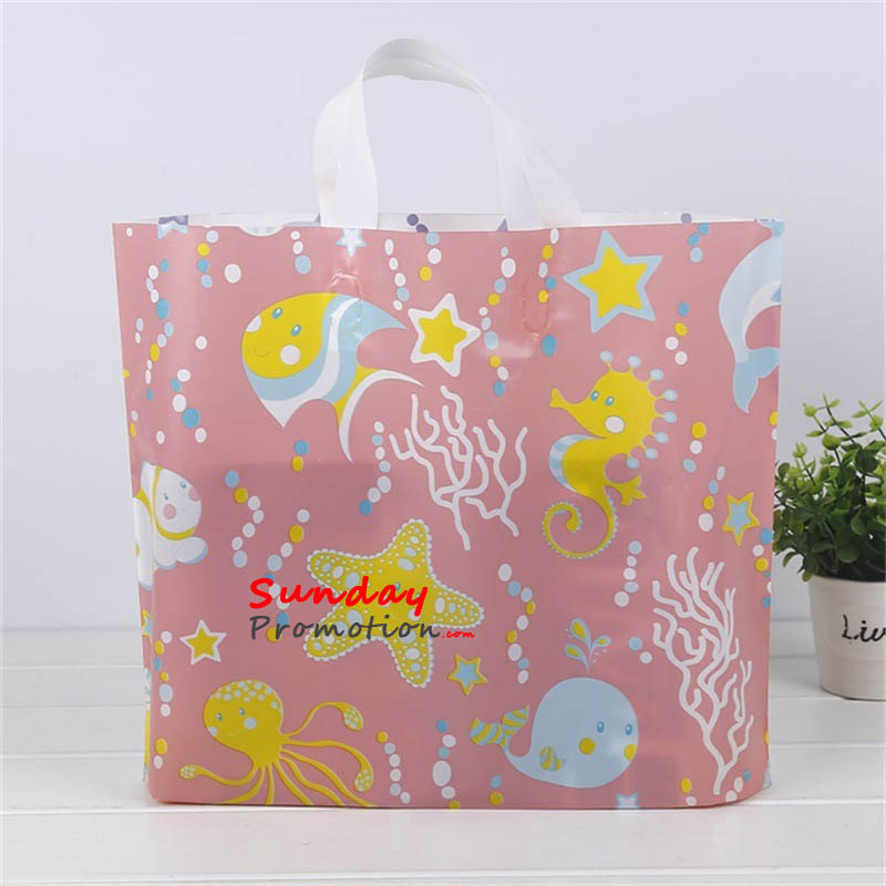 Custom Retail Merchandise Bags Frosted Shopping Bags Wholesale