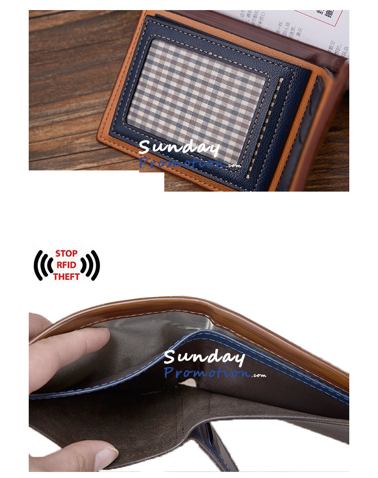 RFID Wallet for Men Credit Card Shielded Wallet Bulk 12