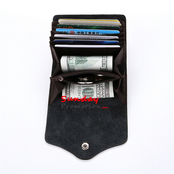 Best RFID Blocking Wallet for Men Real Leather RFID Credit Card Holder