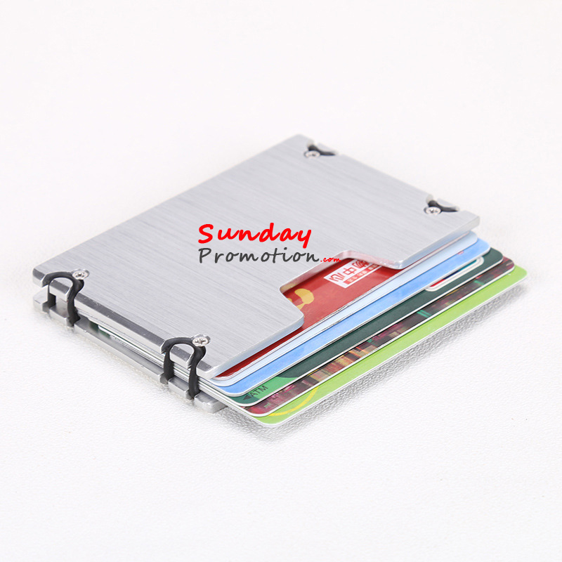 Aluminium Card Holder Metal Credit Card Case RFID Wallet Factory 25
